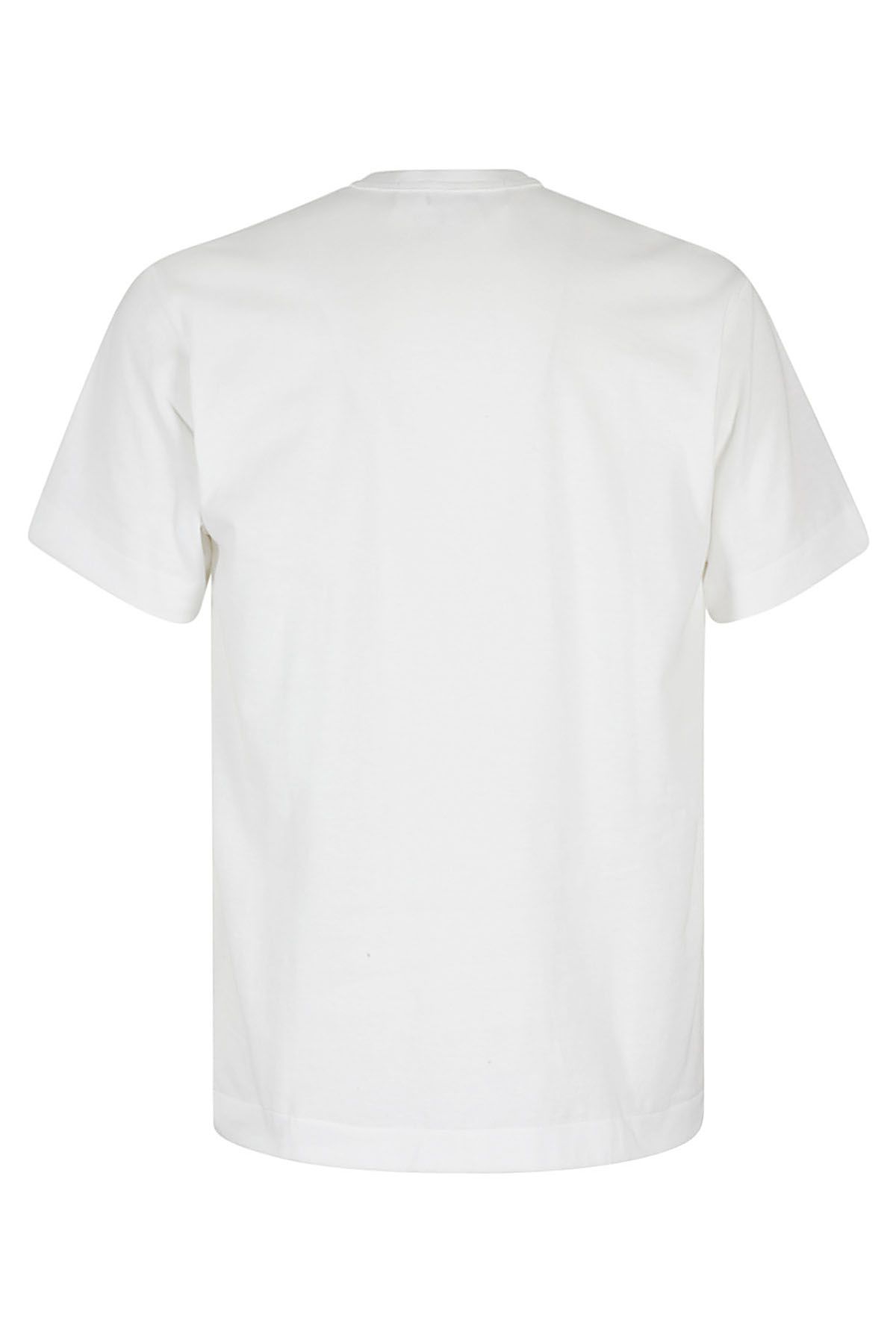 COMME DES GARCONS PLAY T-Shirt Bianca Vendita