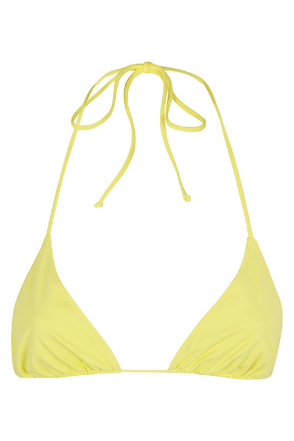 MC2 SAINT BARTH Bikini Top Double Giallo e Azzurro Promozione Limitata