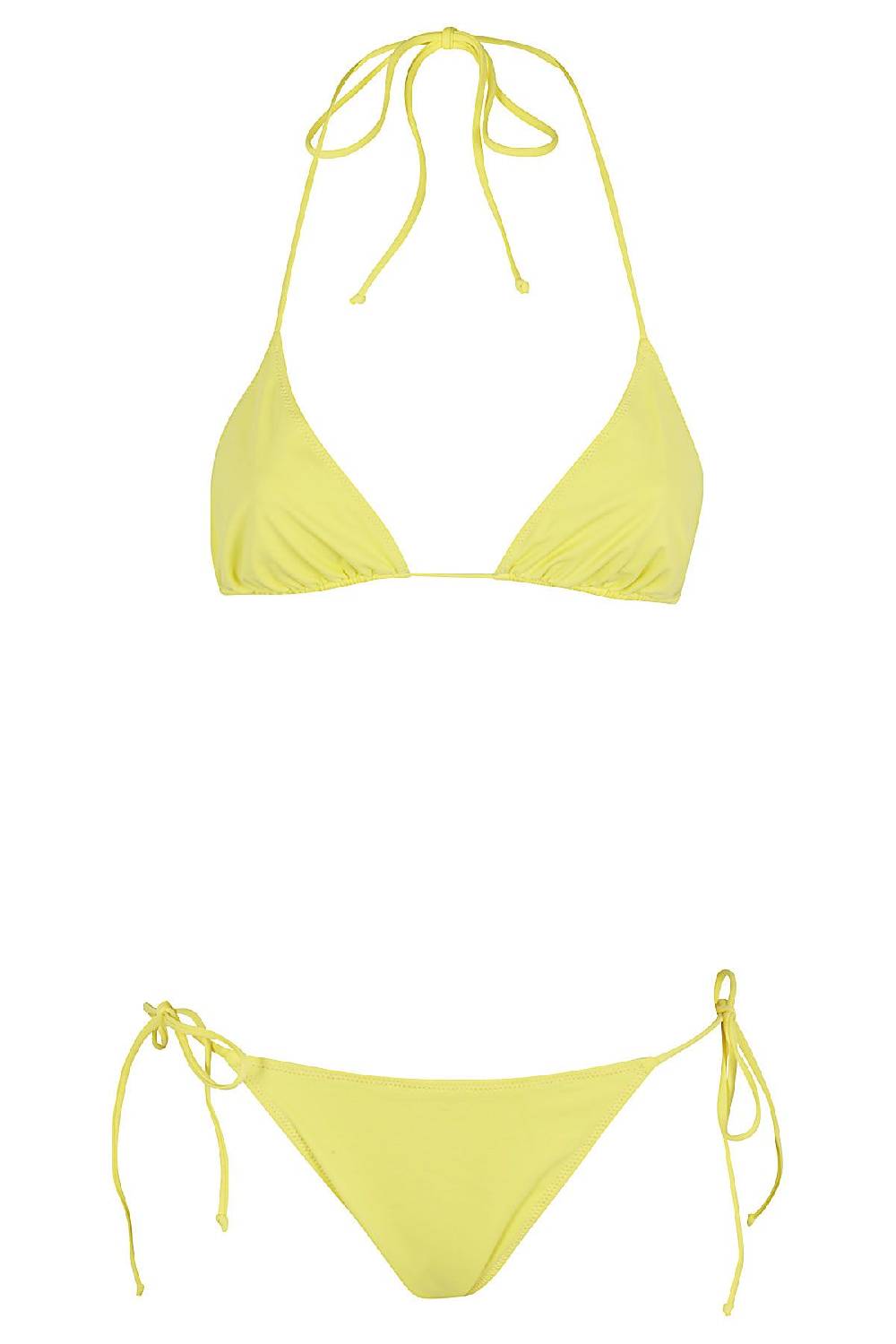 MC2 SAINT BARTH Bikini Top Double Giallo e Azzurro Promozione Limitata