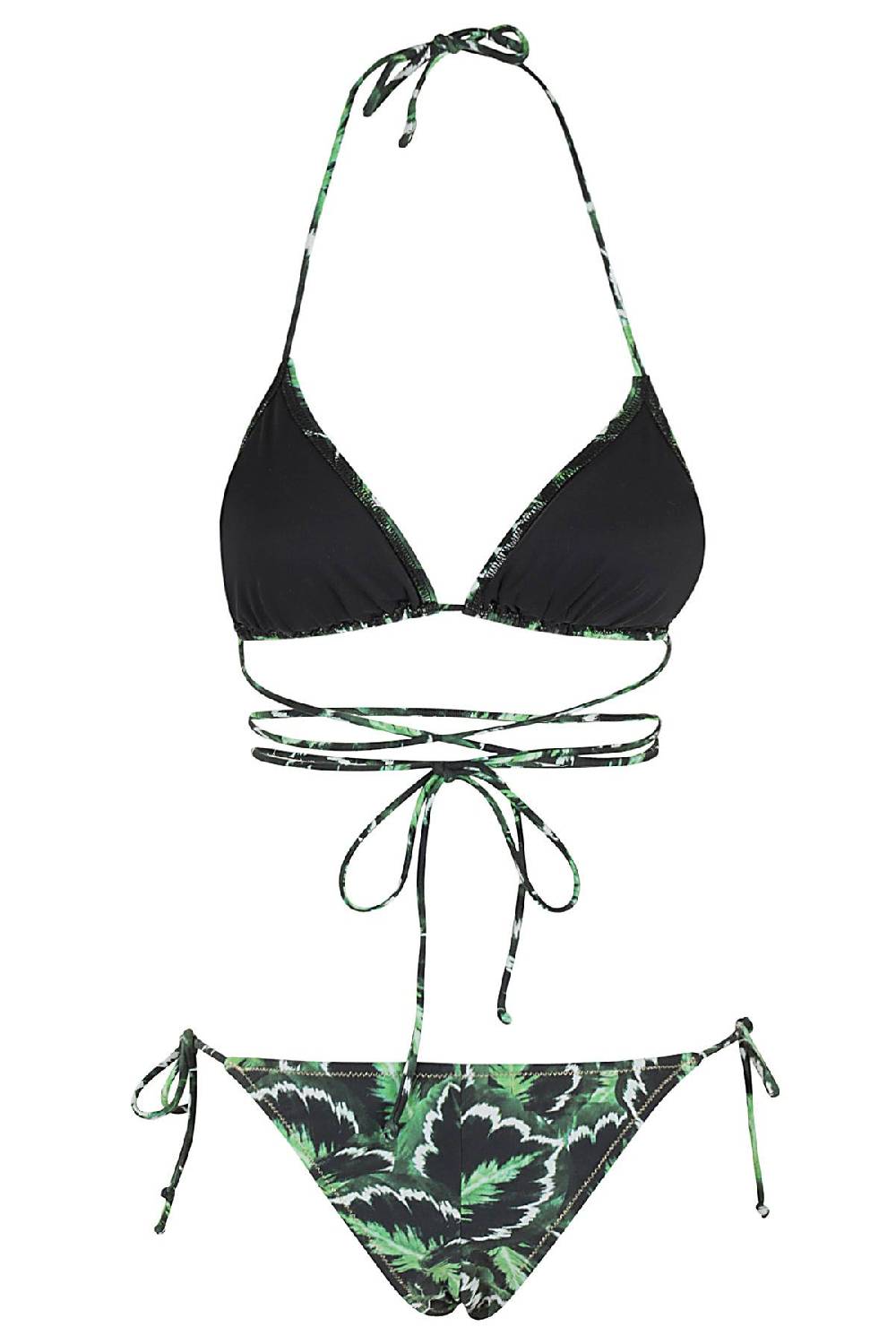 REINA OLGA Costume Bikini Leaf Convenienza