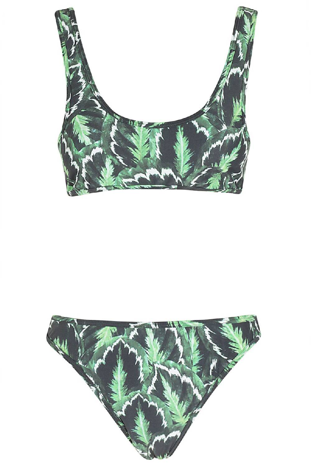 REINA OLGA Costume Bikini Leaf Coolio Presa
