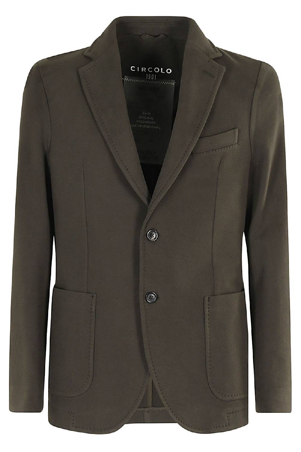 CIRCOLO 1901 Giacca Jersey Verde Prezzo Ridotto