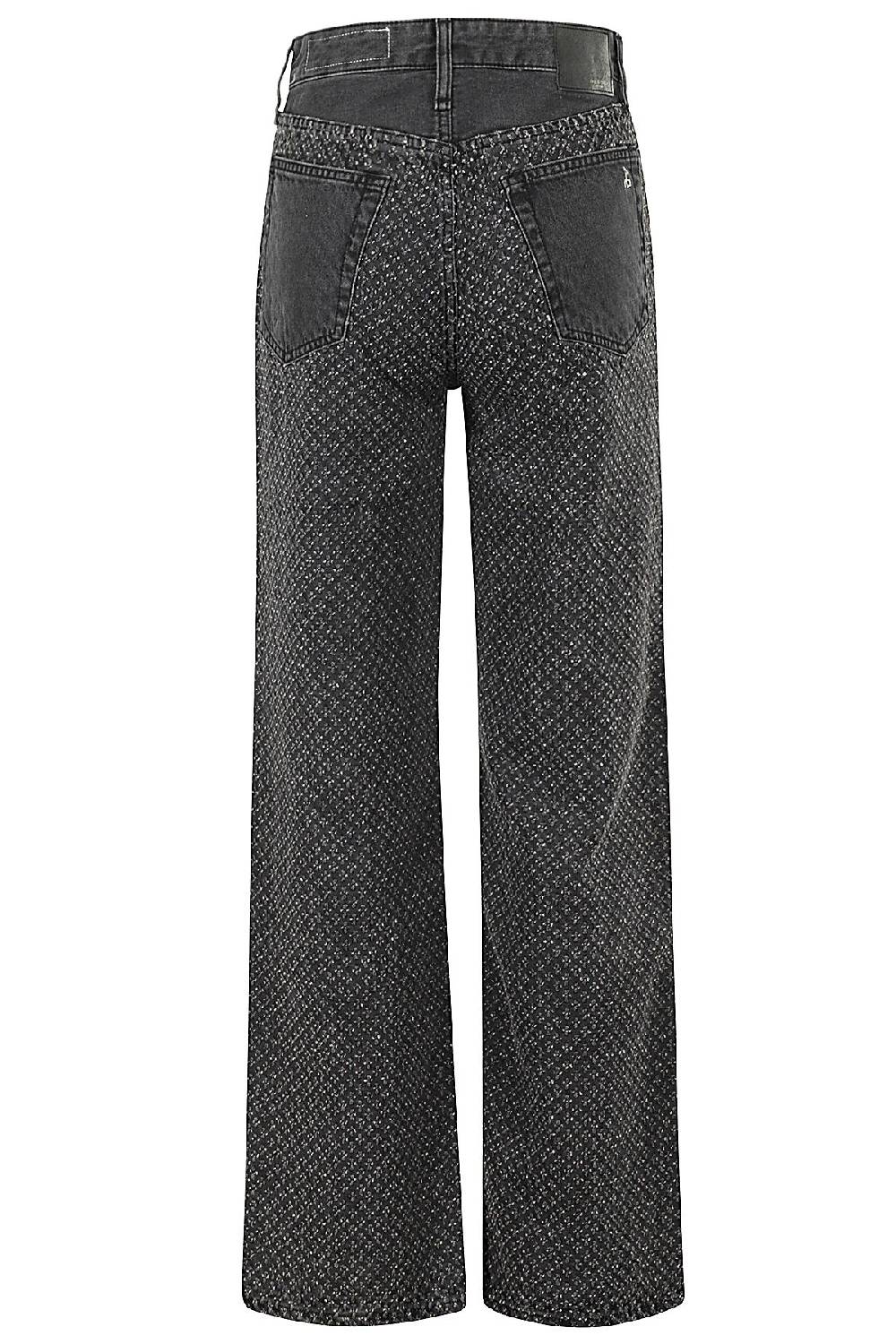RAG & BONE Jeans Logan Tweed Nero Sconto