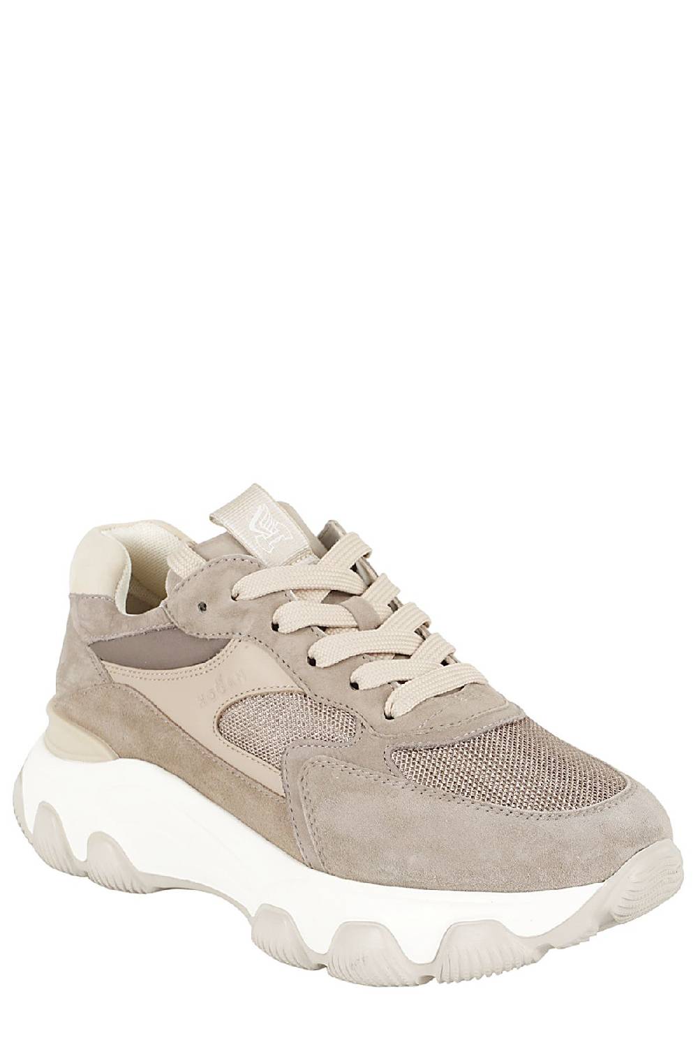 HOGAN Sneakers Hyperactive Suede Tortora Vendita