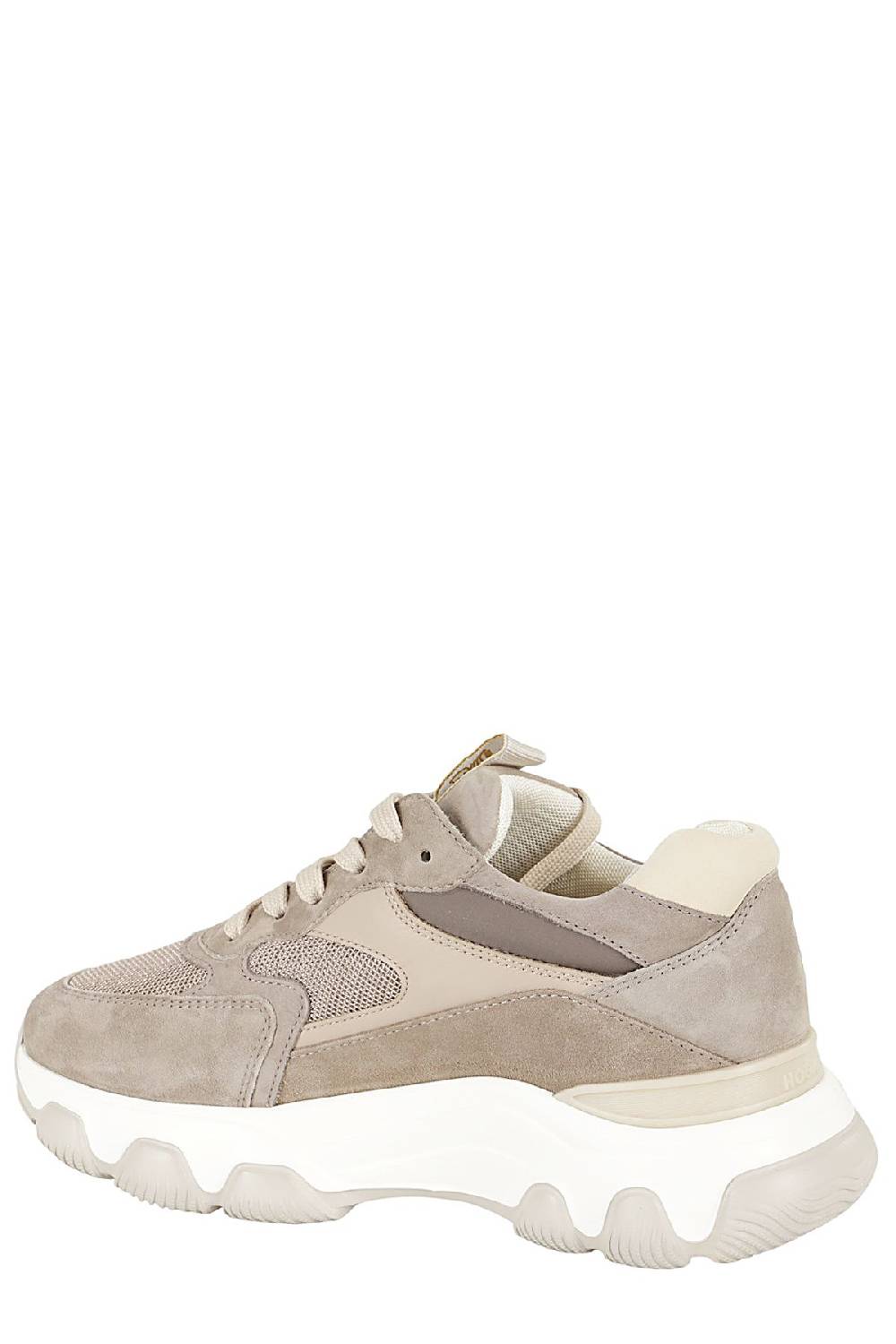 HOGAN Sneakers Hyperactive Suede Tortora Vendita
