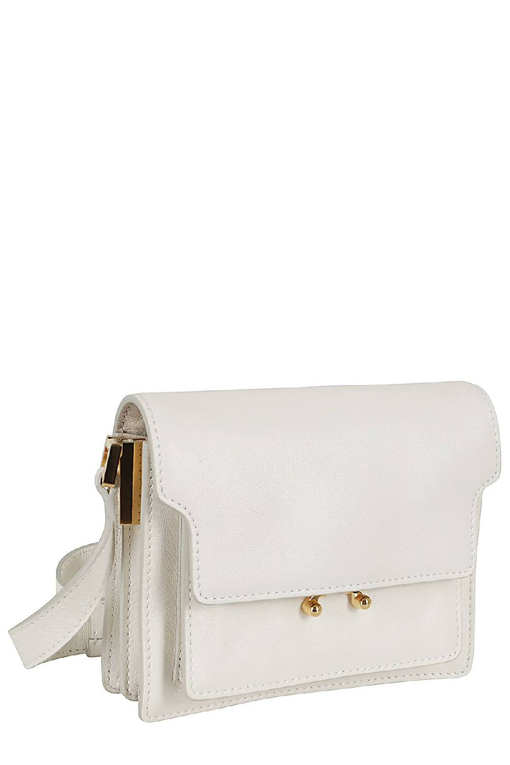 MARNI Borsa Trunk Soft Mini Bianca Saldi