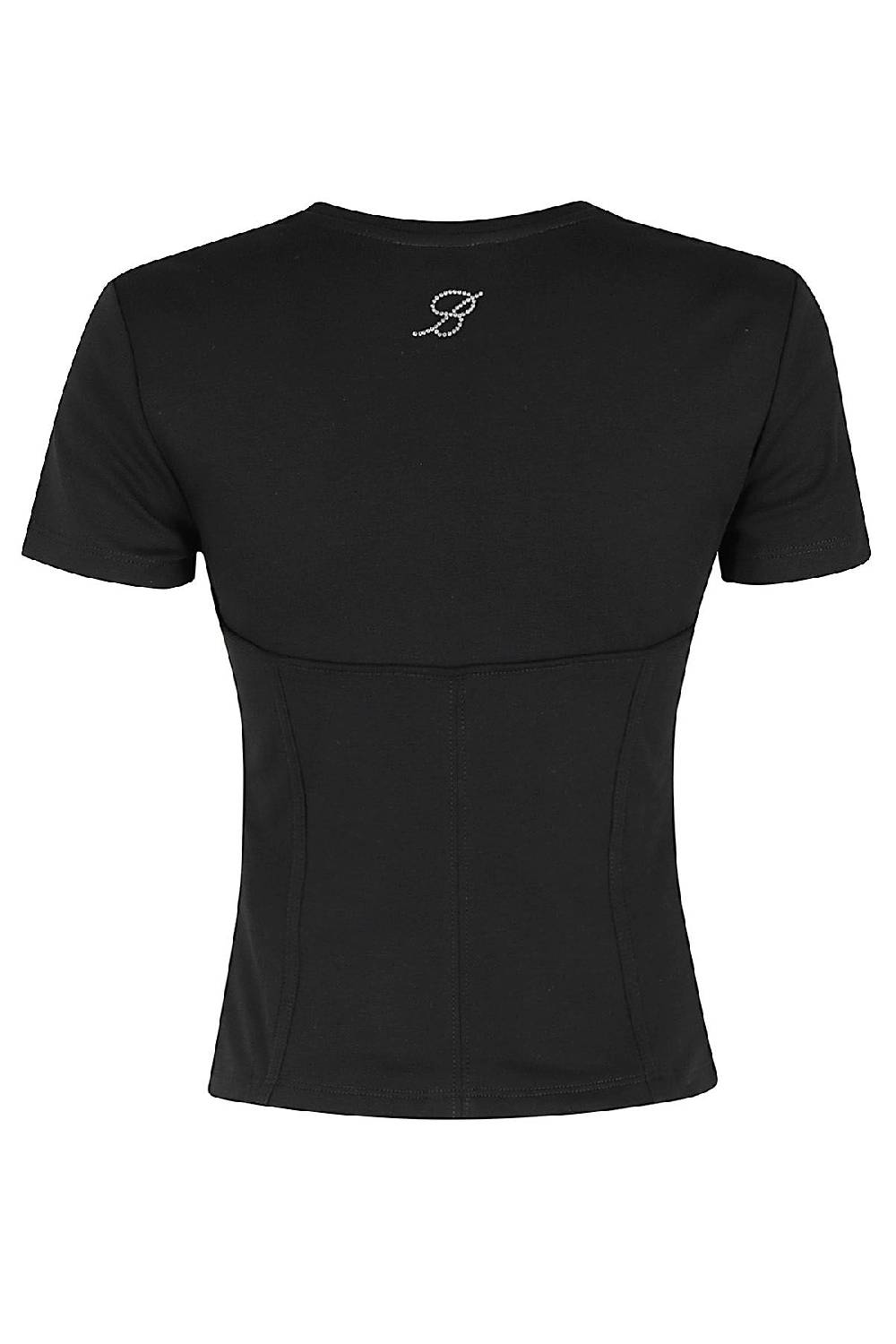 BLUMARINE T-shirt Bustino Nera Italy