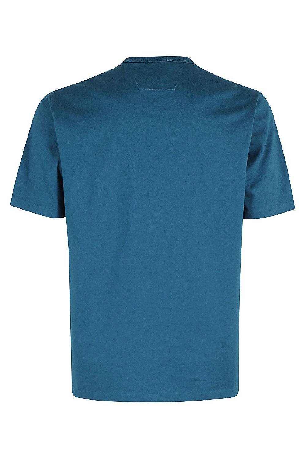 CP COMPANY T-shirt Twisted Pocket Blu Promozione