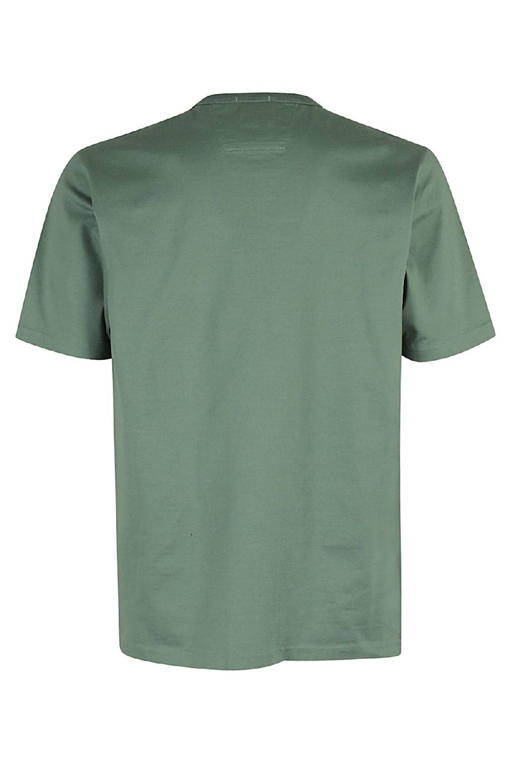 CP COMPANY T-shirt Twisted Pocket Verde Spedizione Gratuita