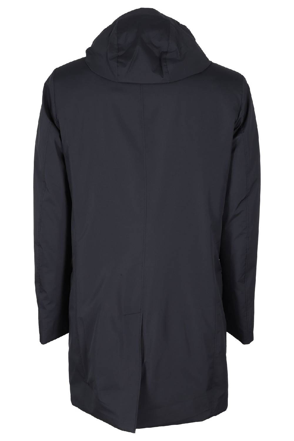 MOORER Cappotto Blu Navy Cappuccio Fino Al -60%