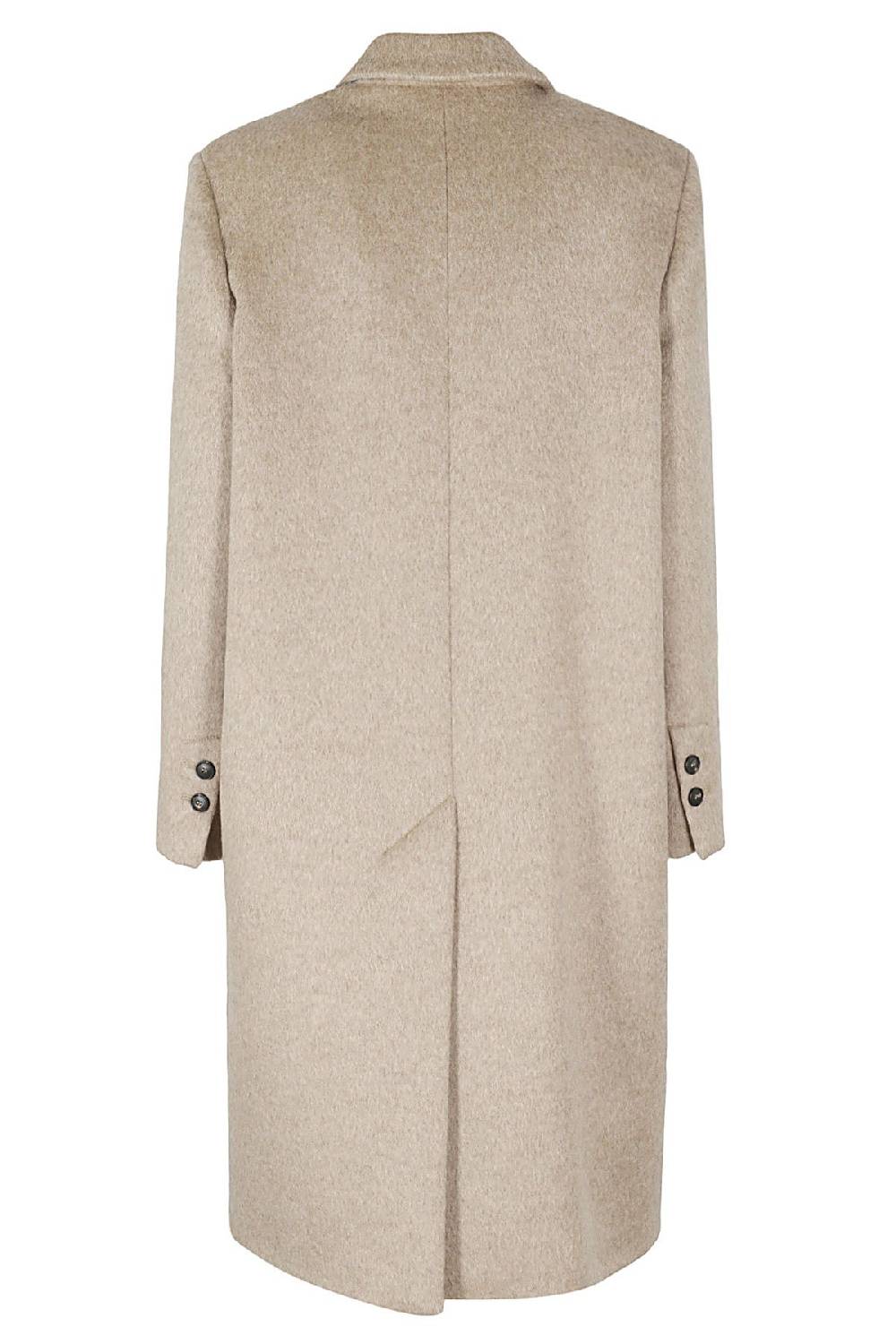 TELA Cappotto Doppiopetto Beige Saldi