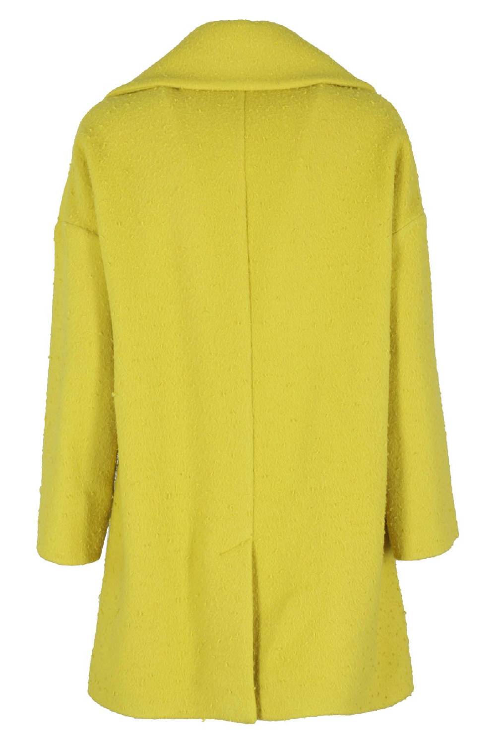 REDVALENTINO Cappotto Casentino Giallo Acido Saldi Di Fabbrica