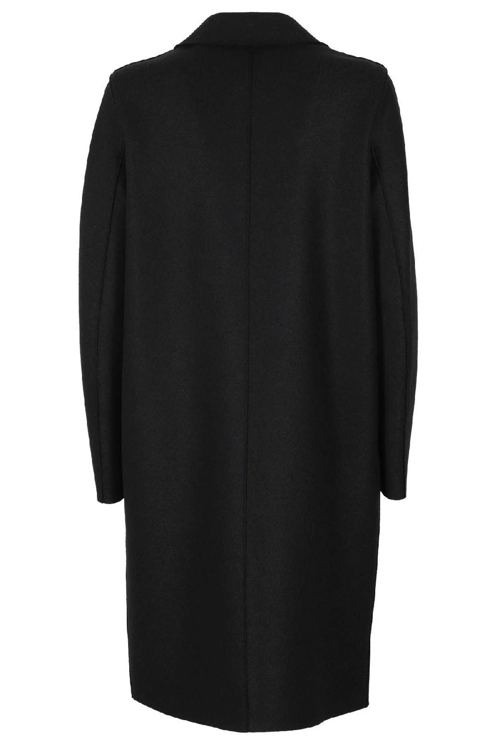 HARRIS WHARF LONDON Cappotto Over Lungo Nero 2025