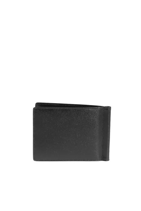 MONTBLANC WALLET 6CC MONEY CLIP BLACK In Vendita
