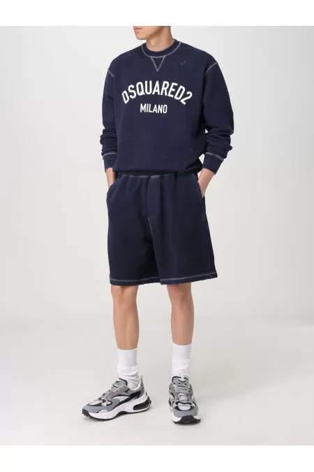 DSQUARED2 Sweatshirt DSQUARED2 per uomo Maglione di alta qualità con design alla moda. Materiale morbido e confortevole per un look elegante e casual. Perfetto per ogni occasione, dalla palestra alle uscite informali Consegna Veloce