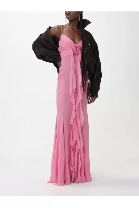 BLUMARINE BLUMARINE Abito elegante da donna con dettagli floreali e tessuto di alta qualità 2025