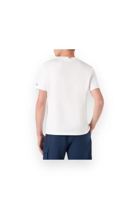 SAINTBARTH MC2 TSHIRT MAN - GIN GLASS 01N EMB Consegna Veloce