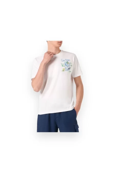 SAINTBARTH MC2 TSHIRT MAN - GIN GLASS 01N EMB Consegna Veloce