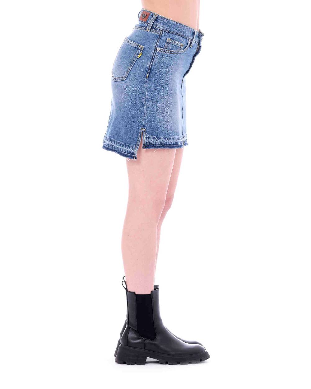 Pop84 Gonna jeans vita alta Italia