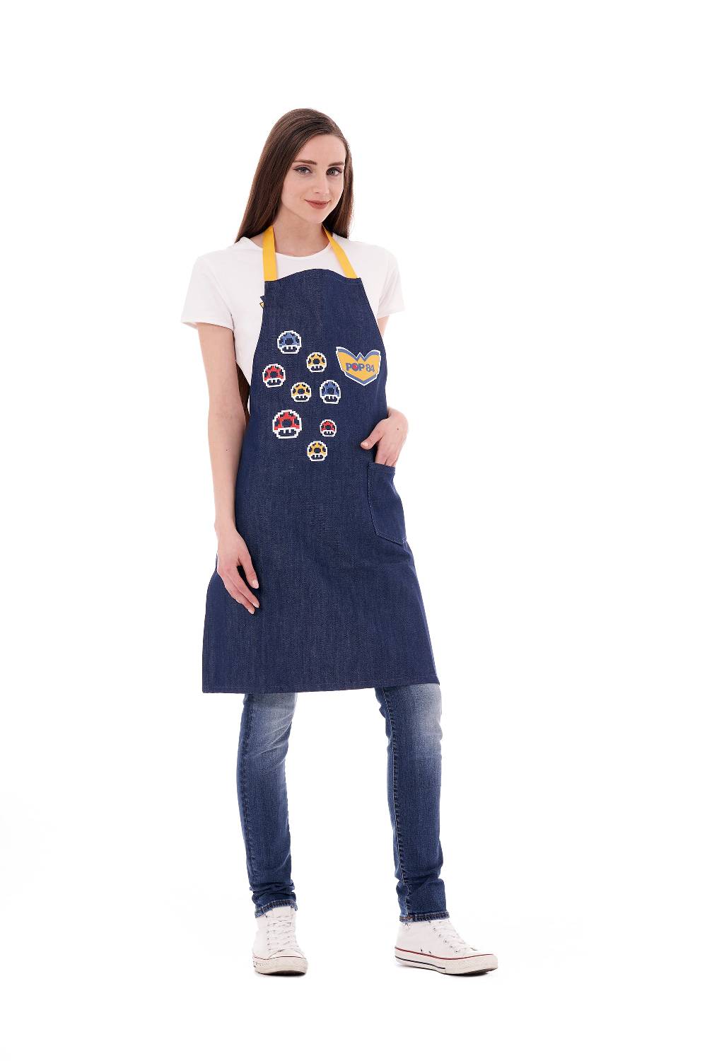 Pop84 Grembiule Jeans POP84 In Linea