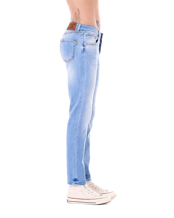 Pop84 Jeans 5 tasche modello Torino lavaggio chiaro Acquista Ora
