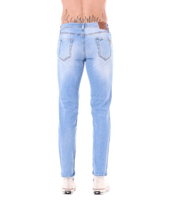 Pop84 Jeans 5 tasche modello Torino lavaggio chiaro Acquista Ora