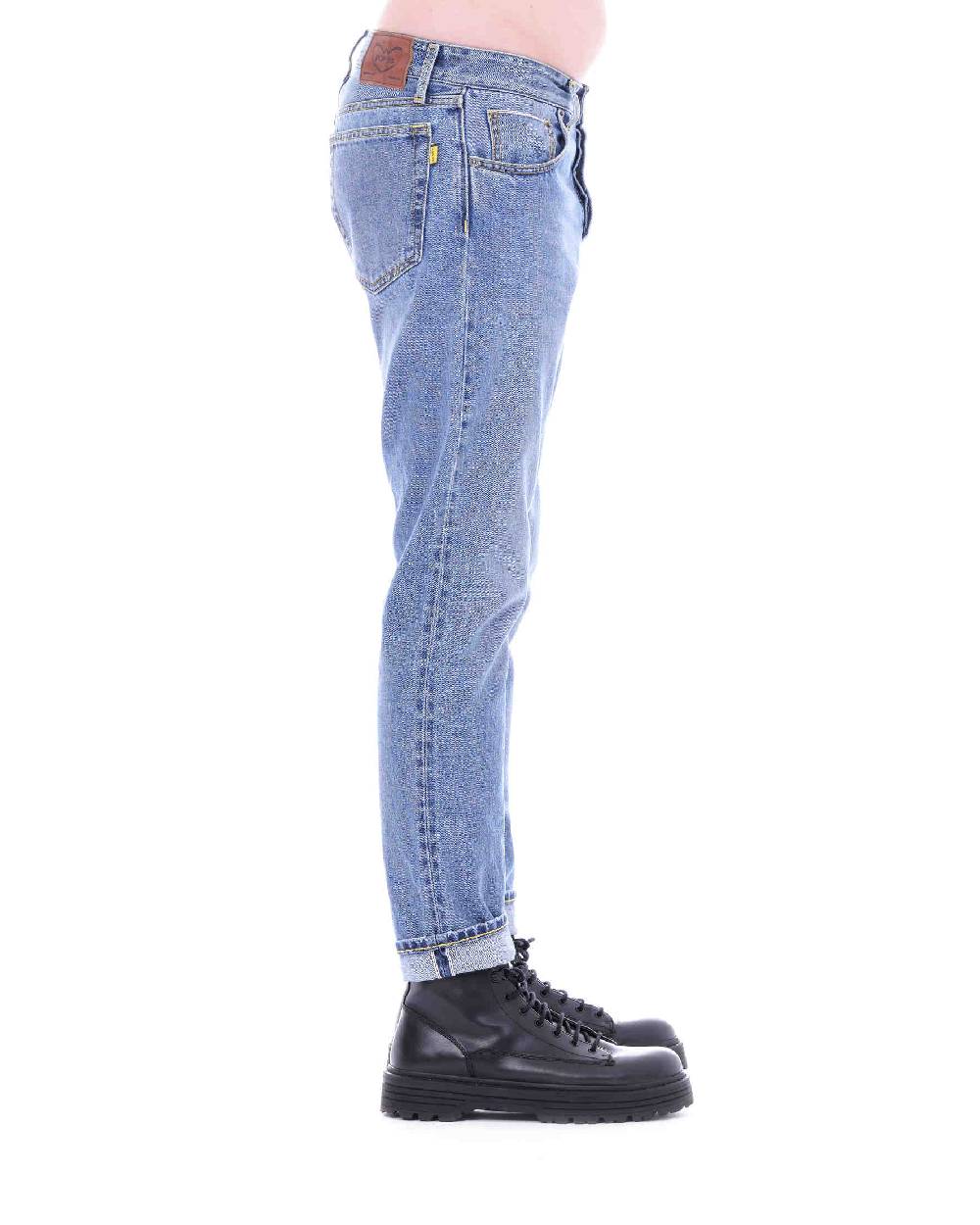 Pop84 Jeans CIMOSATO lavaggio chiaro Italy