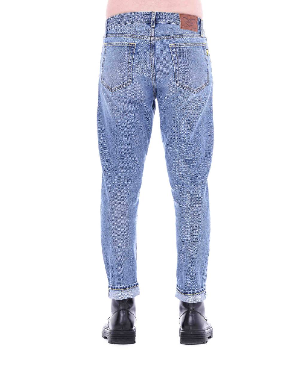 Pop84 Jeans CIMOSATO lavaggio chiaro Italy