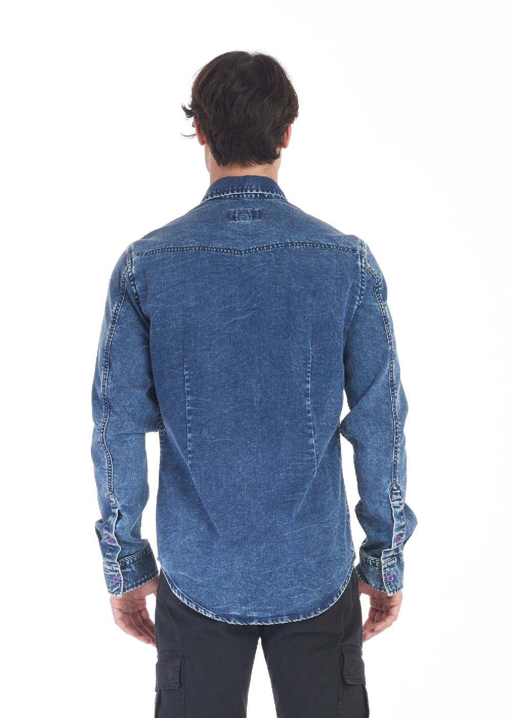 Pop84 Camicia jeans POP84 Sconto