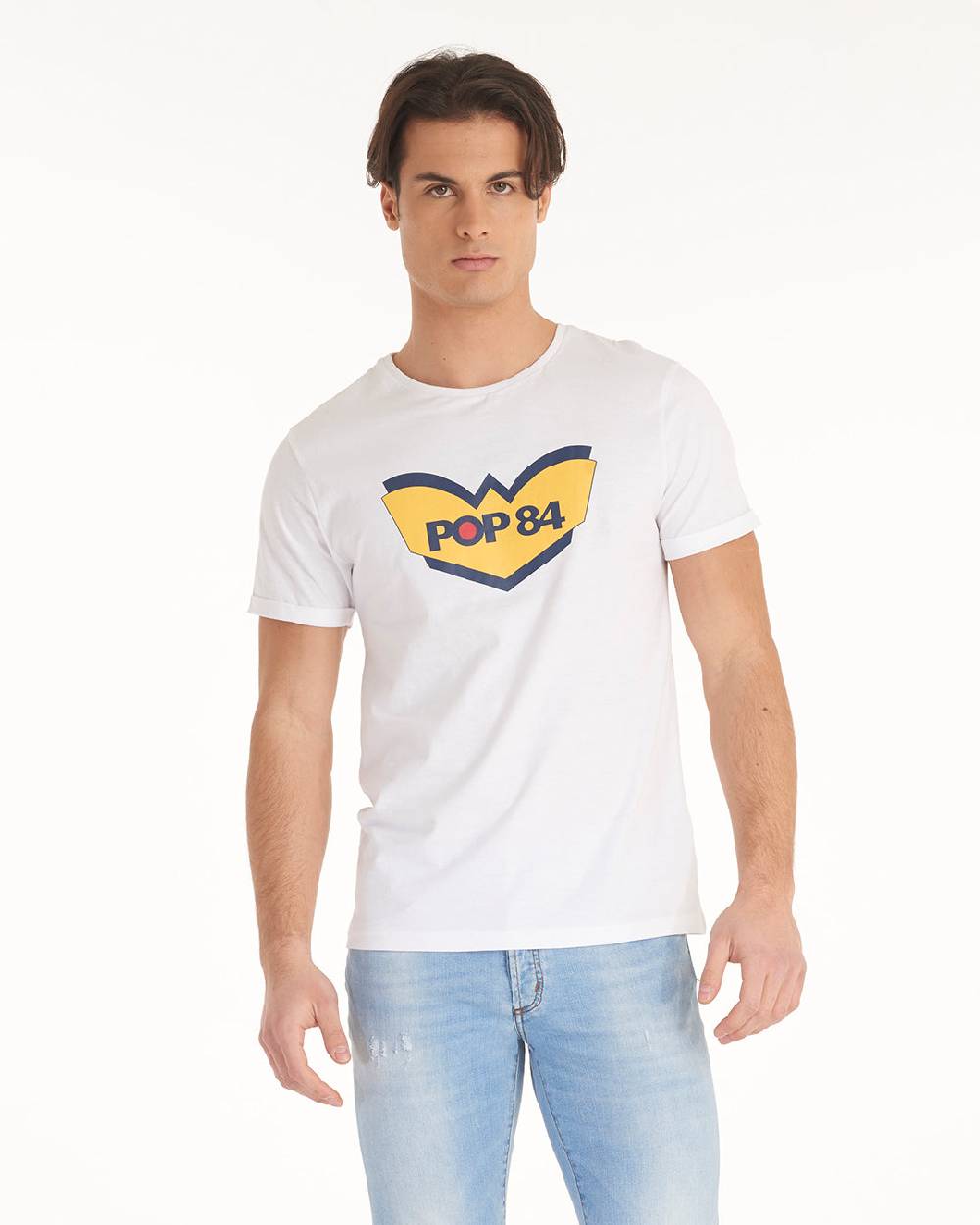 Pop84 T-shirt Icon Logo POP84 Saldi