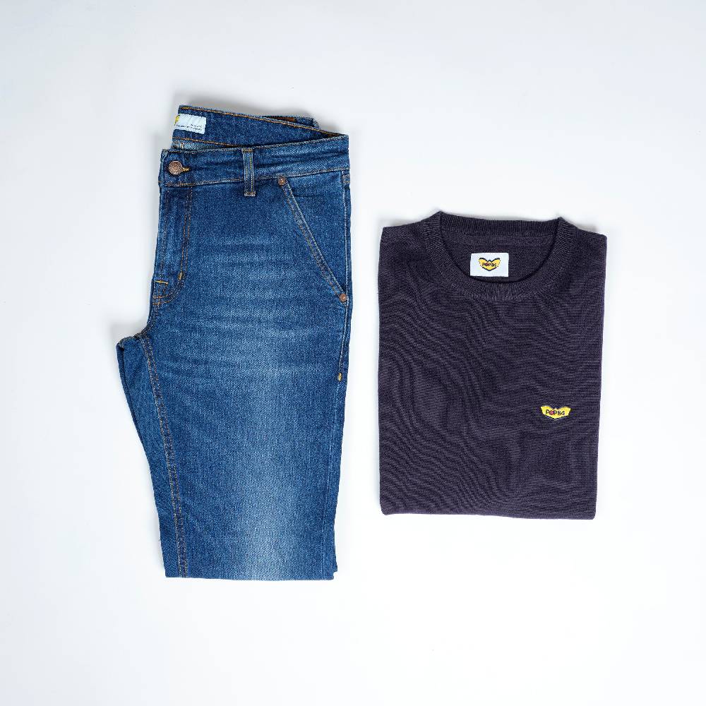 Pop84 Maglia Basic Logo POP84 Vendita Economica