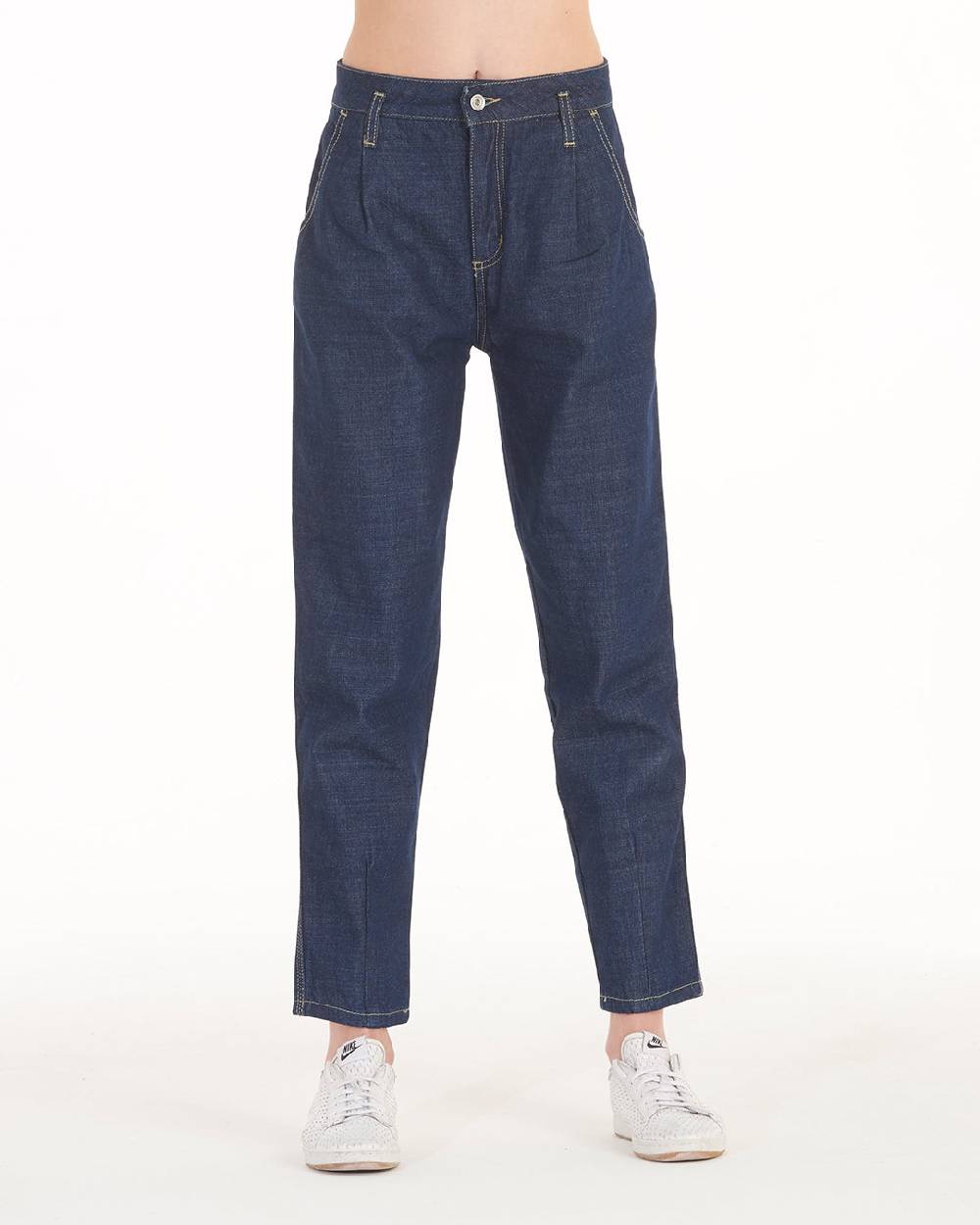 Pop84 Jeans con pence lavaggio scuro