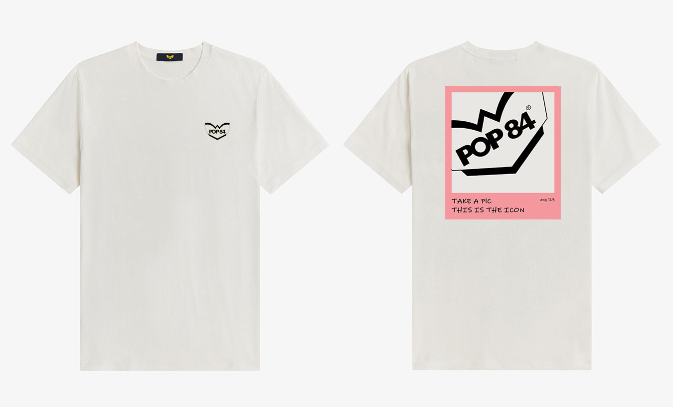 Pop84 T-shirt POP84 'Take A Pic This Is The Icon' Offerta