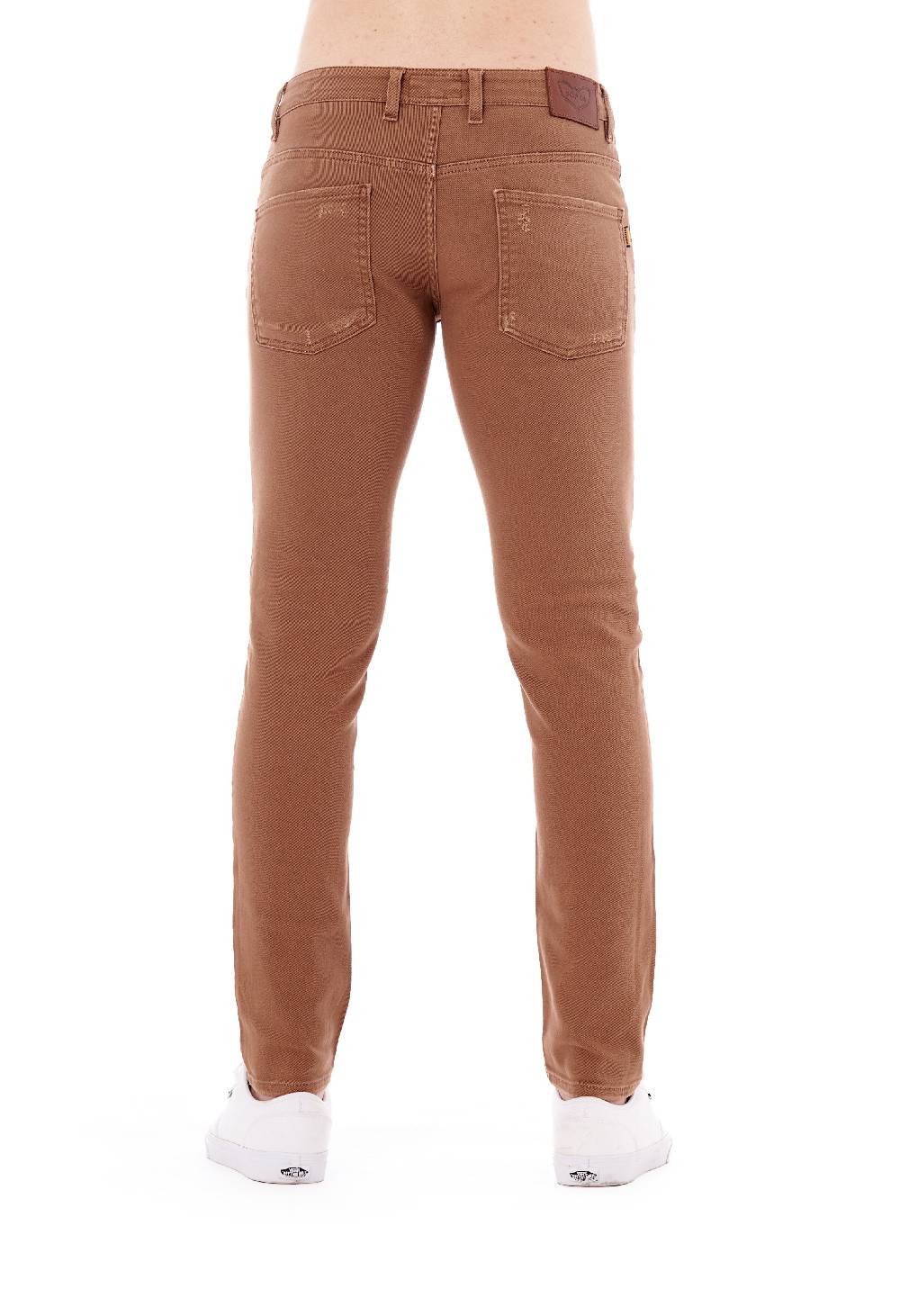 Pop84 Pantalone in bull denim con rotture modello Berlino Offerte