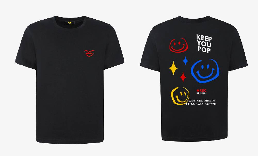 Pop84 T-shirt POP84 'Keep You Pop' Hotsell