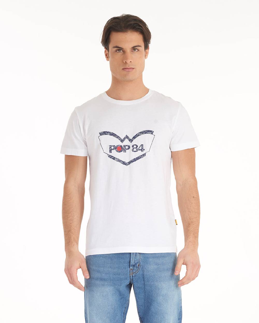 Pop84 T-shirt Logo Gommato POP84 Convenienza