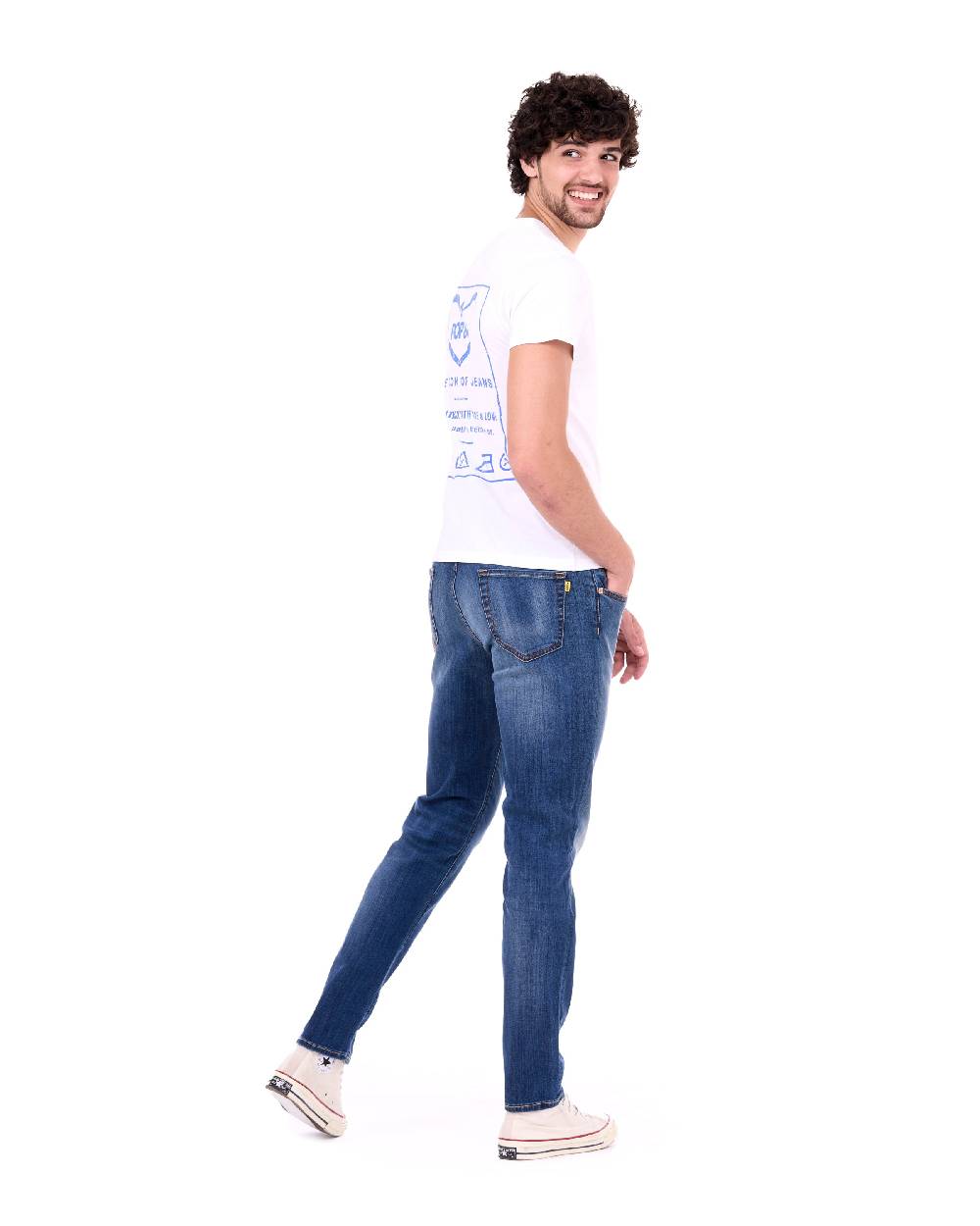 Pop84 T-shirt POP84 'The Icon Of Jeans' Presa