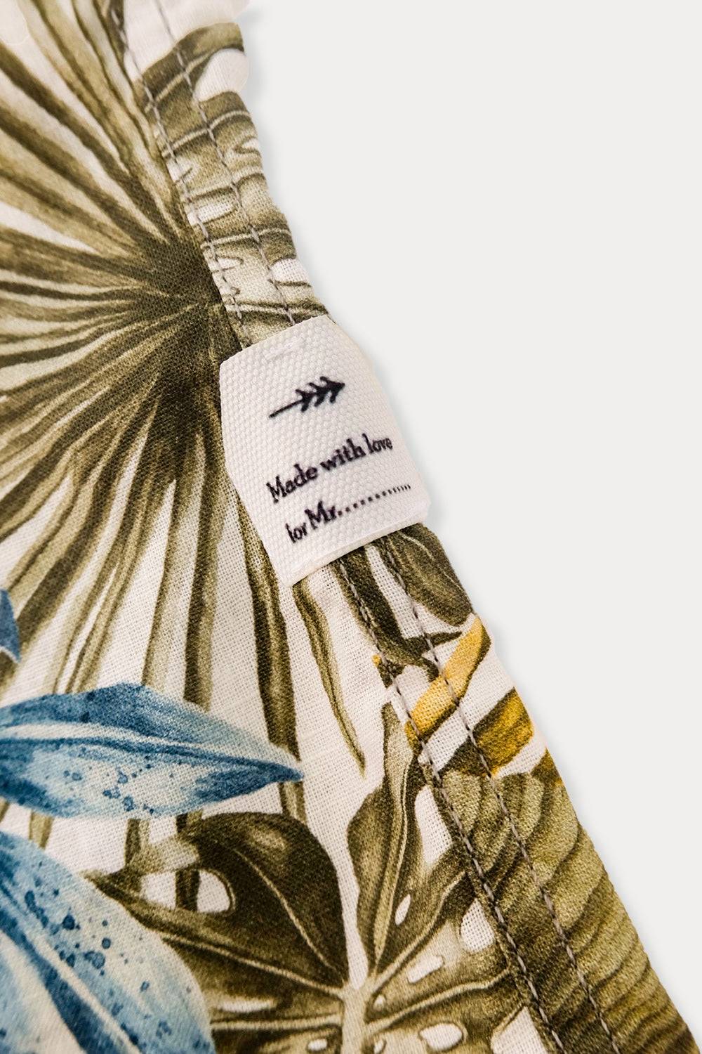 Portofiori CAMICIA FANTASIA MISTO LINO 2025