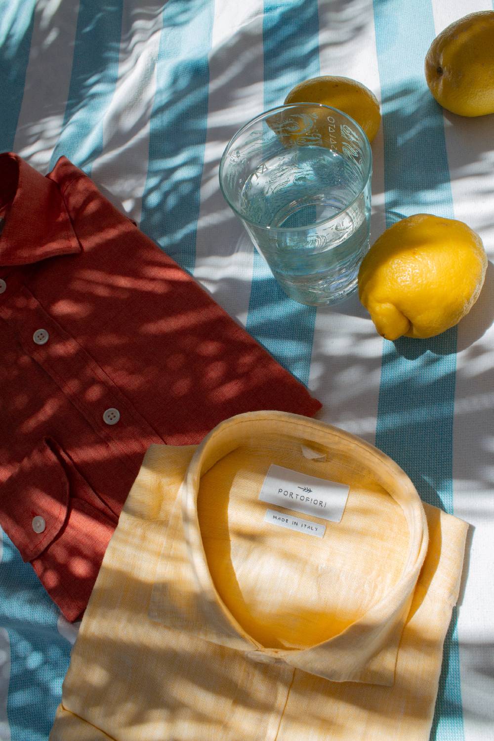 Portofiori CAMICIA PURO LINO Spedizione Gratuita