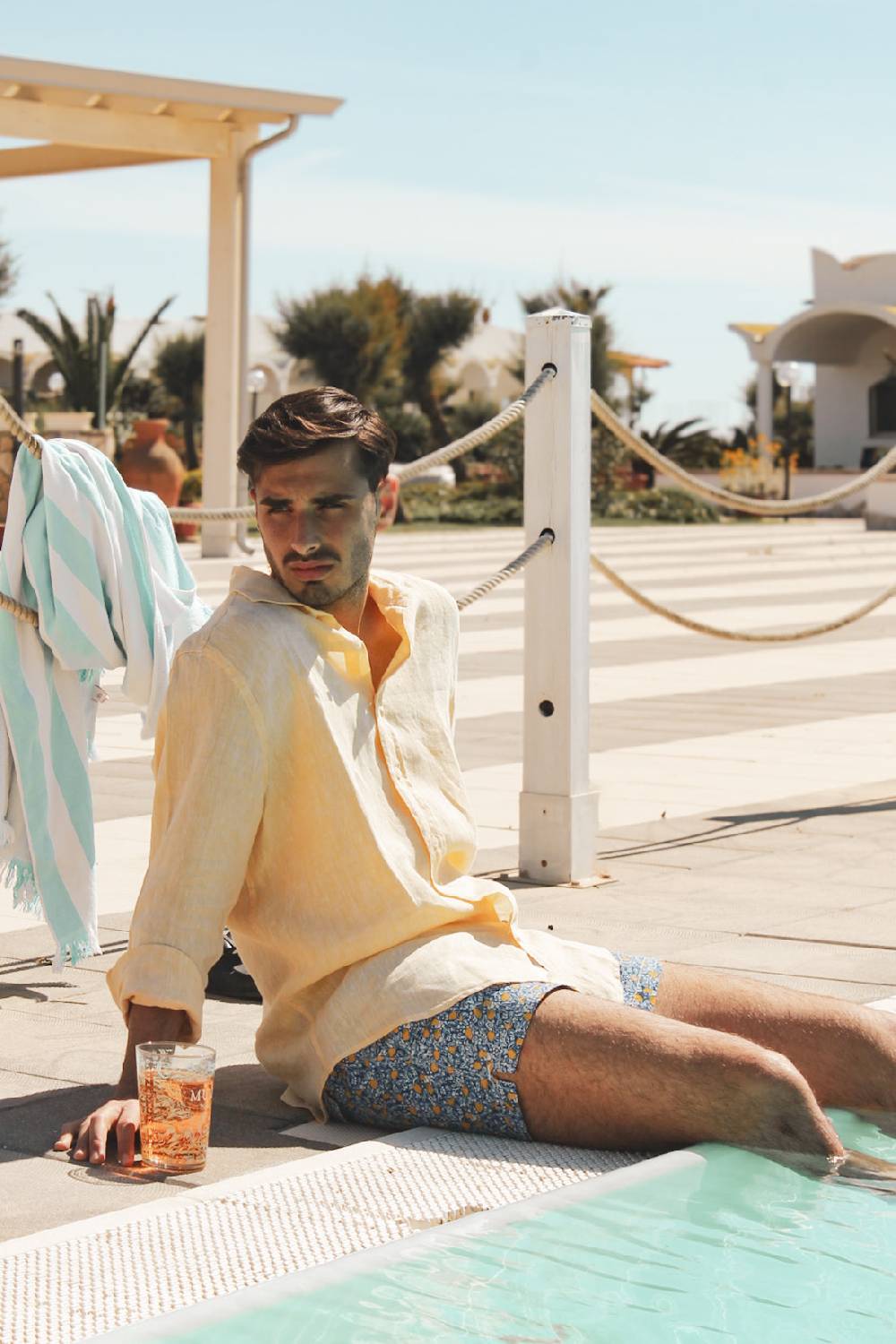 Portofiori CAMICIA PURO LINO Spedizione Gratuita