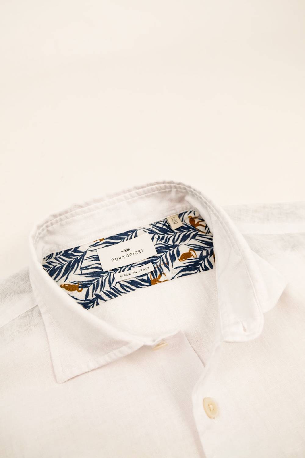Portofiori CAMICIA MISTO LINO Pezzi Unici