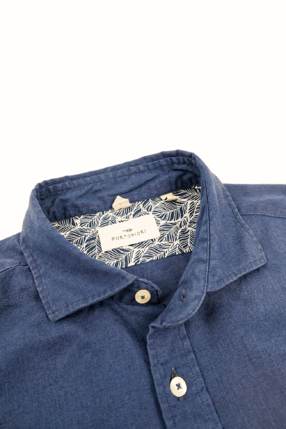 Portofiori CAMICIA MISTO LINO Pezzi Unici