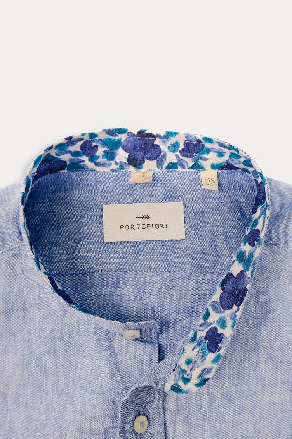 Portofiori CAMICIA KOREA MISTO LINO Soddisfazione Garantita