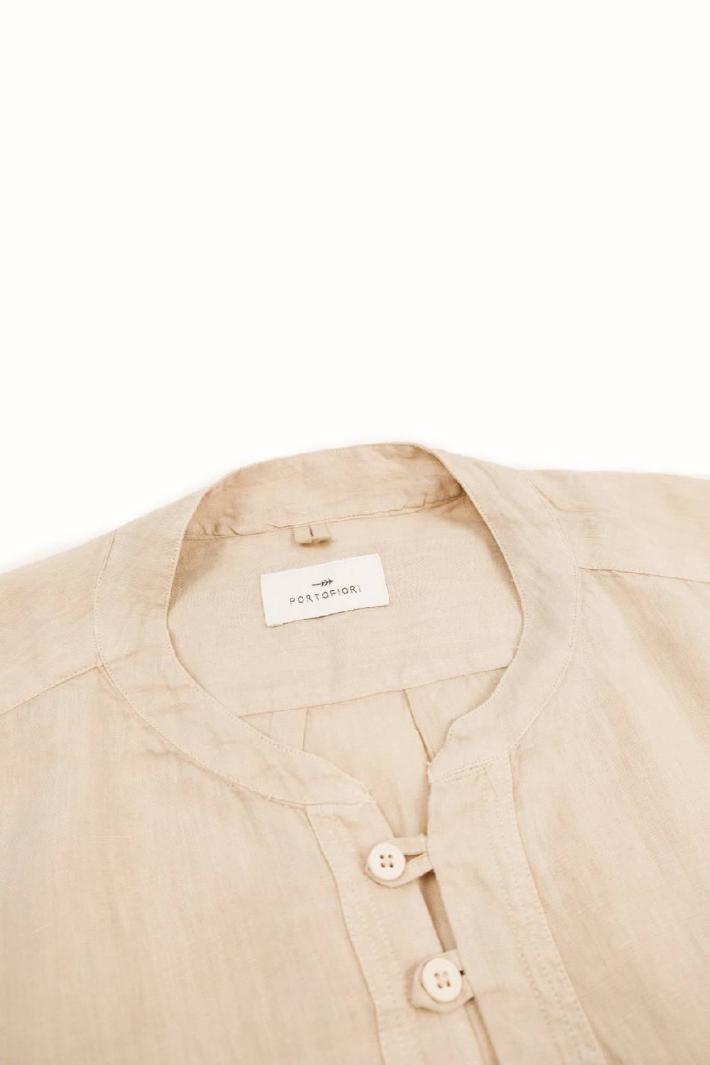 Portofiori POLO CAMICIA KOREA PURO LINO Negozi Online