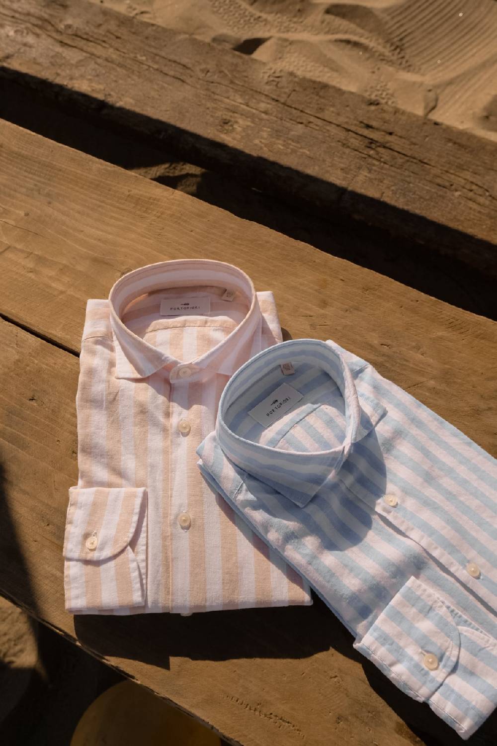 Portofiori CAMICIA RIGATA PURO LINO Shopping Online