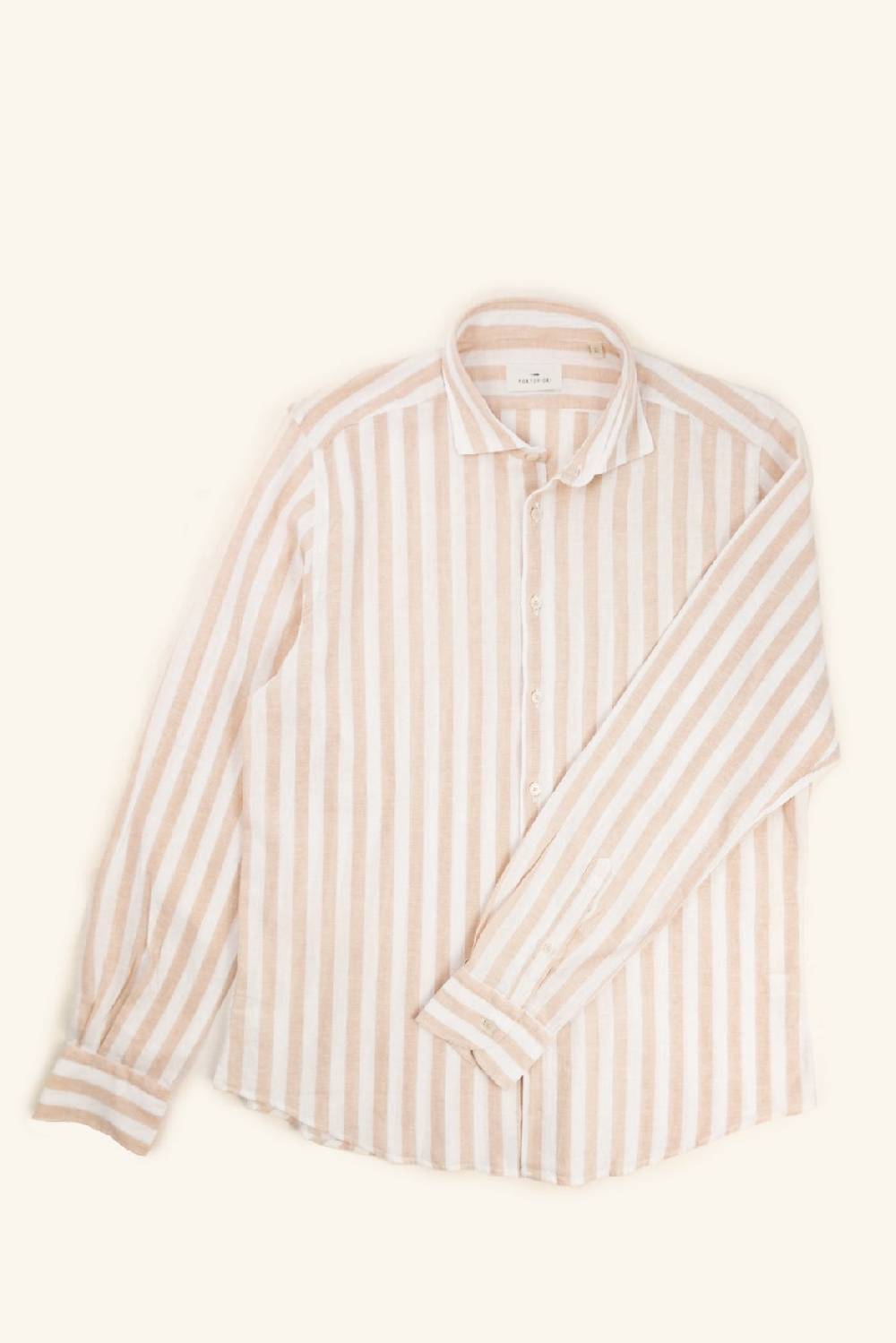 Portofiori CAMICIA RIGATA PURO LINO Shopping Online