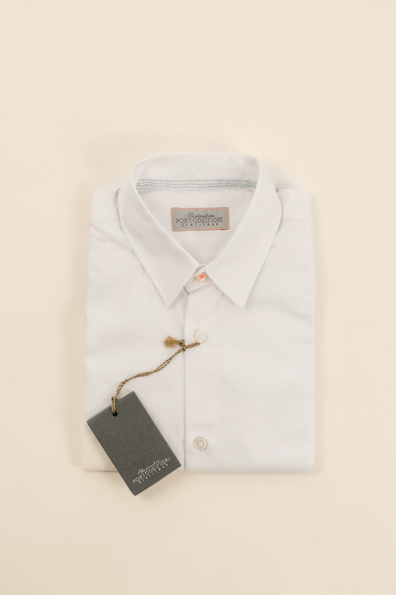 Portofiori CAMICIA BAMBINO COTONE BIANCO Convenienza