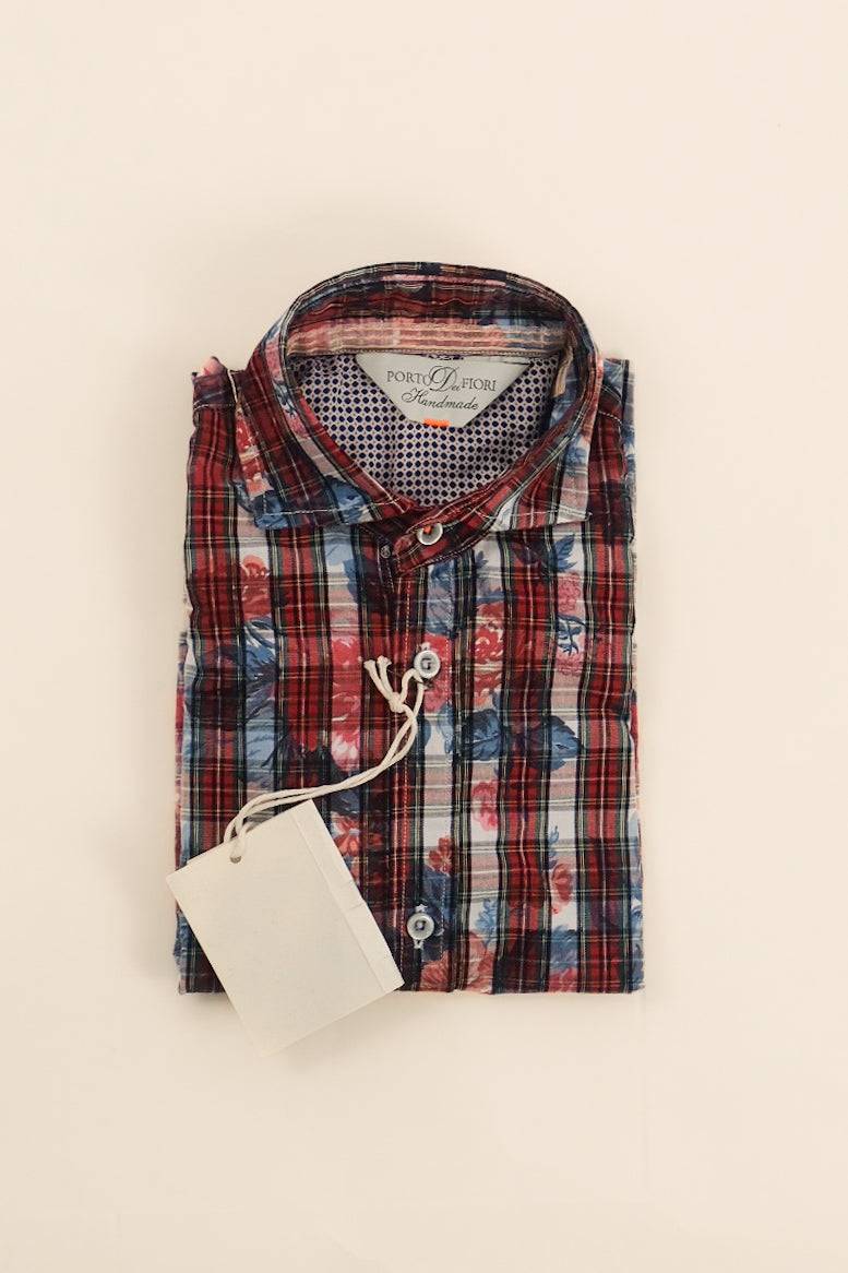 Portofiori CAMICIA BAMBINO COTONE FANTASIA Presa