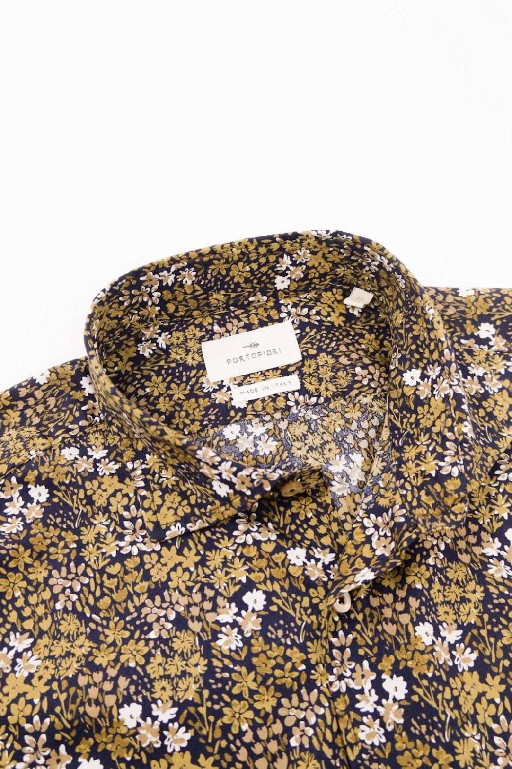 Portofiori CAMICIA COTONE STAMPATA FIORI In Vendita