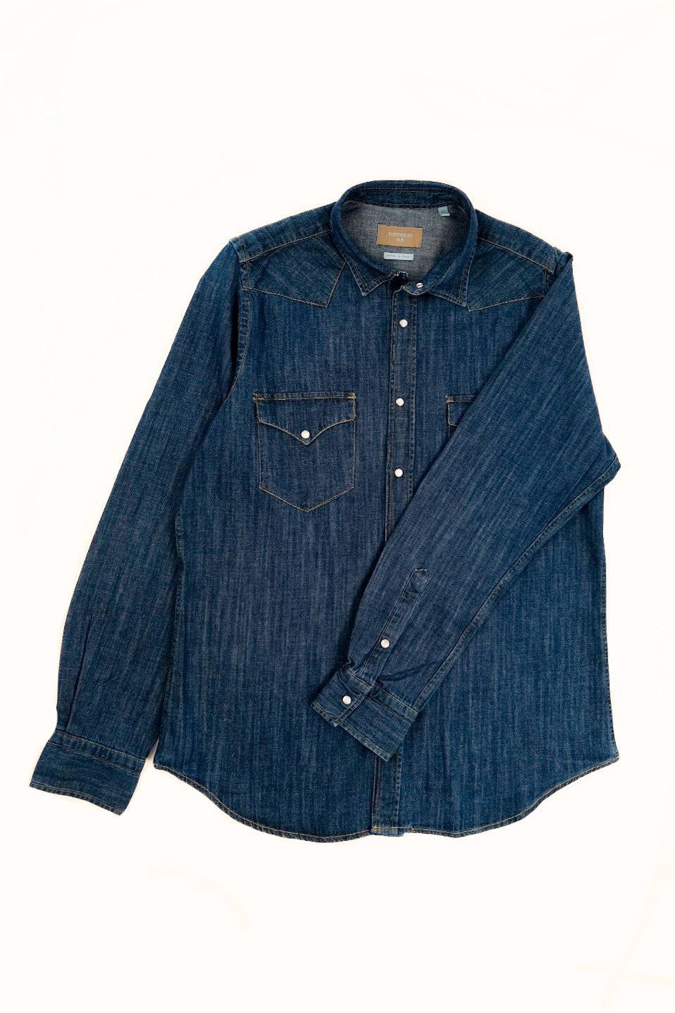 Portofiori CAMICIA DENIM TEXANA In Saldo